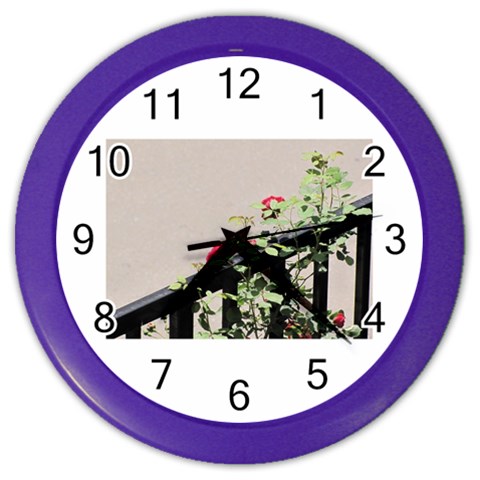 watermark2 Color Wall Clock from ArtsNow.com Front