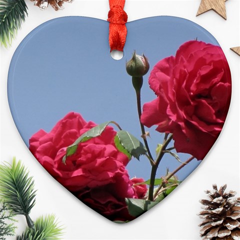 q Ornament (Heart) from ArtsNow.com Front