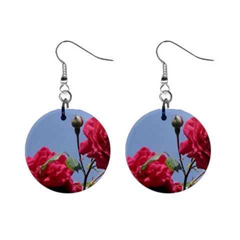 q 1  Button Earrings from ArtsNow.com Front