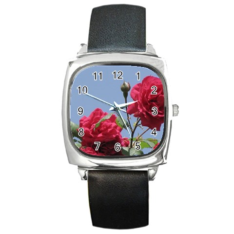 q Square Metal Watch from ArtsNow.com Front