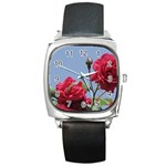 q Square Metal Watch