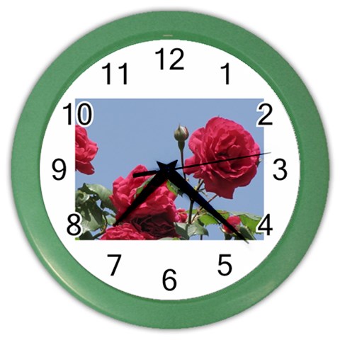 q Color Wall Clock from ArtsNow.com Front