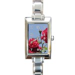 q Rectangular Italian Charm Watch