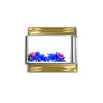 1 Gold Trim Italian Charm (9mm)