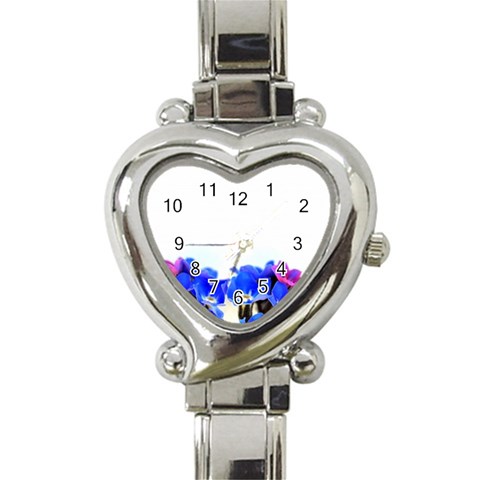1 Heart Italian Charm Watch from ArtsNow.com Front