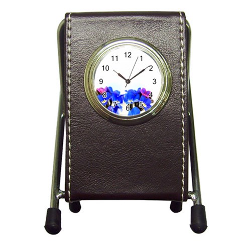 1 Pen Holder Desk Clock from ArtsNow.com Front