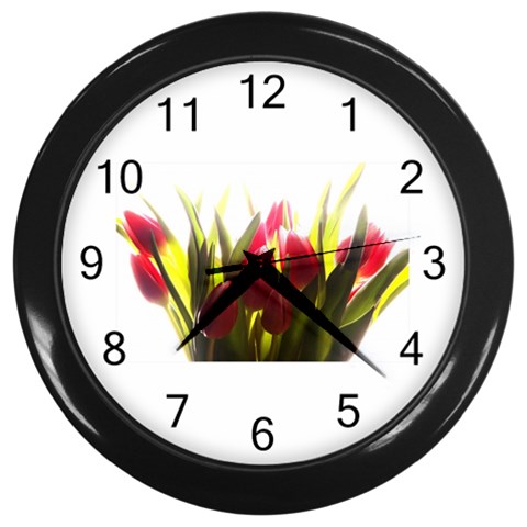 5 Wall Clock (Black) from ArtsNow.com Front
