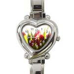 5 Heart Italian Charm Watch