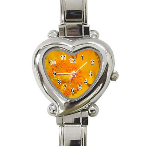 15 Heart Italian Charm Watch from ArtsNow.com Front
