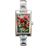 9 Rectangular Italian Charm Watch