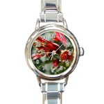 9 Round Italian Charm Watch