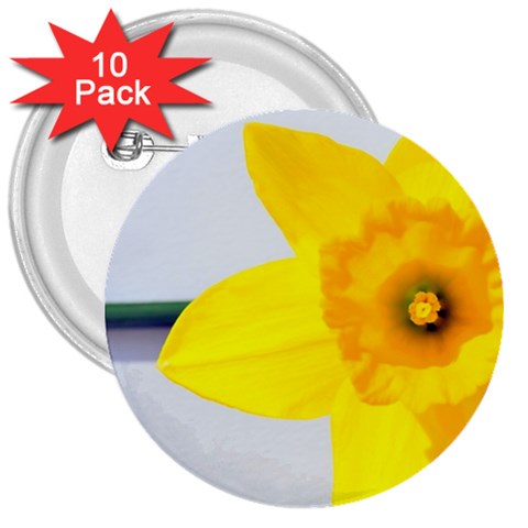 n 3  Button (10 pack) from ArtsNow.com Front