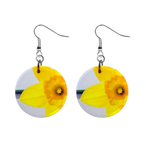 n 1  Button Earrings from ArtsNow.com Front