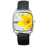 n Square Metal Watch