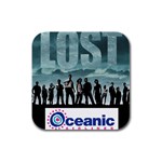 LOST7 Rubber Square Coaster (4 pack)