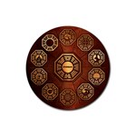 LOST7 Rubber Round Coaster (4 pack)