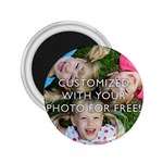 Personalized Photo 2.25  Magnet