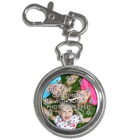 Personalized Photo Key Chain Watch from ArtsNow.com Front