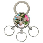 Personalized Photo 3-Ring Key Chain