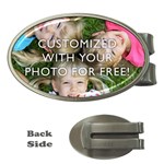 Personalized Photo Money Clip (Oval)