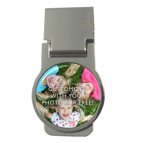 Personalized Photo Money Clip (Round) from ArtsNow.com Front