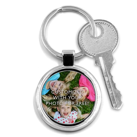 Personalized Photo Key Chain (Round) from ArtsNow.com Front