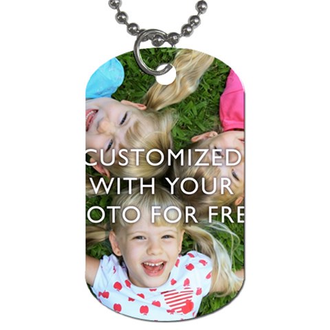 Personalized Photo Dog Tag (One Side) from ArtsNow.com Front