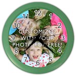 Personalized Photo Color Wall Clock