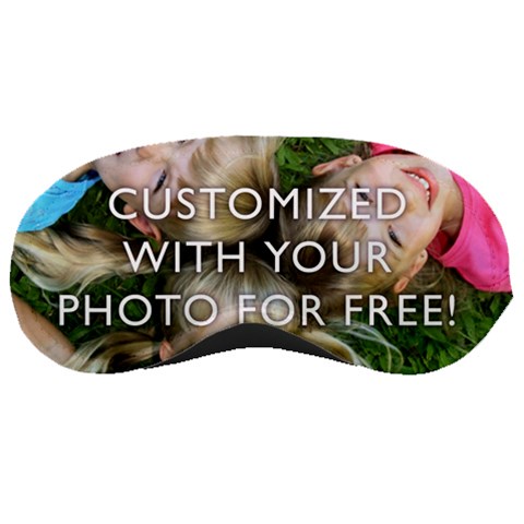 Personalized Photo Sleeping Mask from ArtsNow.com Front