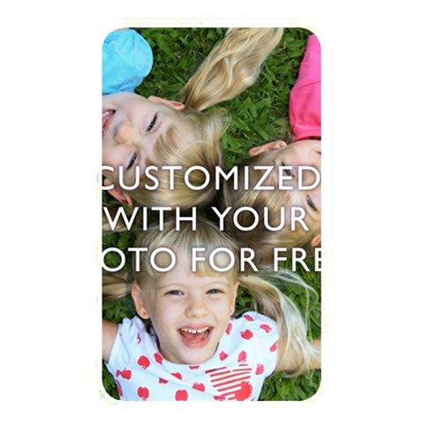 Personalized Photo Memory Card Reader (Rectangular) from ArtsNow.com Front