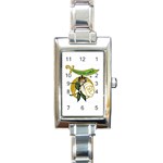 D.O.N. Rectangular Italian Charm Watch