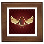 vector-winged-shield-13-by-dragonart Framed Tile