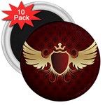 vector-winged-shield-13-by-dragonart 3  Magnet (10 pack)