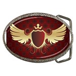 vector-winged-shield-13-by-dragonart Belt Buckle