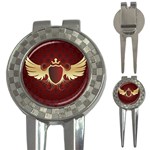 vector-winged-shield-13-by-dragonart 3-in-1 Golf Divot