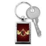 vector-winged-shield-13-by-dragonart Key Chain (Rectangle)