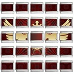 vector-winged-shield-13-by-dragonart 9mm Italian Charm (25 pack)