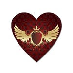 vector-winged-shield-13-by-dragonart Magnet (Heart)