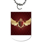 vector-winged-shield-13-by-dragonart Dog Tag (Two Sides)