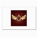 vector-winged-shield-13-by-dragonart Postcards 5  x 7  (Pkg of 10)