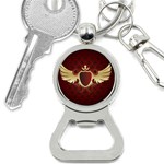 vector-winged-shield-13-by-dragonart Bottle Opener Key Chain