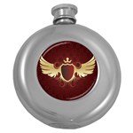 vector-winged-shield-13-by-dragonart Hip Flask (5 oz)