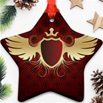 vector-winged-shield-13-by-dragonart Star Ornament (Two Sides)