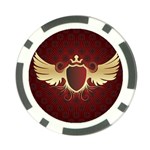 vector-winged-shield-13-by-dragonart Poker Chip Card Guard