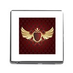 vector-winged-shield-13-by-dragonart Memory Card Reader (Square)