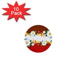 vector-spring-flower-card-02-by-dragonart 1  Mini Button (10 pack) 