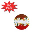 vector-spring-flower-card-02-by-dragonart 1  Mini Magnet (100 pack) 