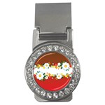 vector-spring-flower-card-02-by-dragonart Money Clip (CZ)
