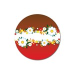vector-spring-flower-card-02-by-dragonart Magnet 3  (Round)