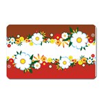 vector-spring-flower-card-02-by-dragonart Magnet (Rectangular)